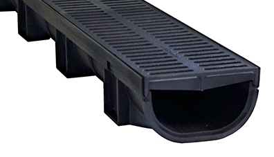 black plastic trench drain grates
